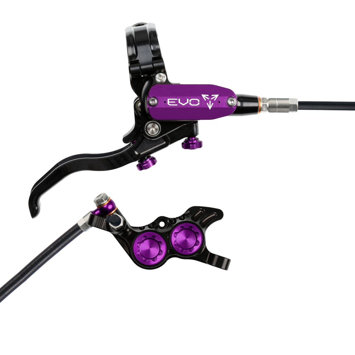 Hope Brake EVO GR4 No Rotor RH- Black/Purple