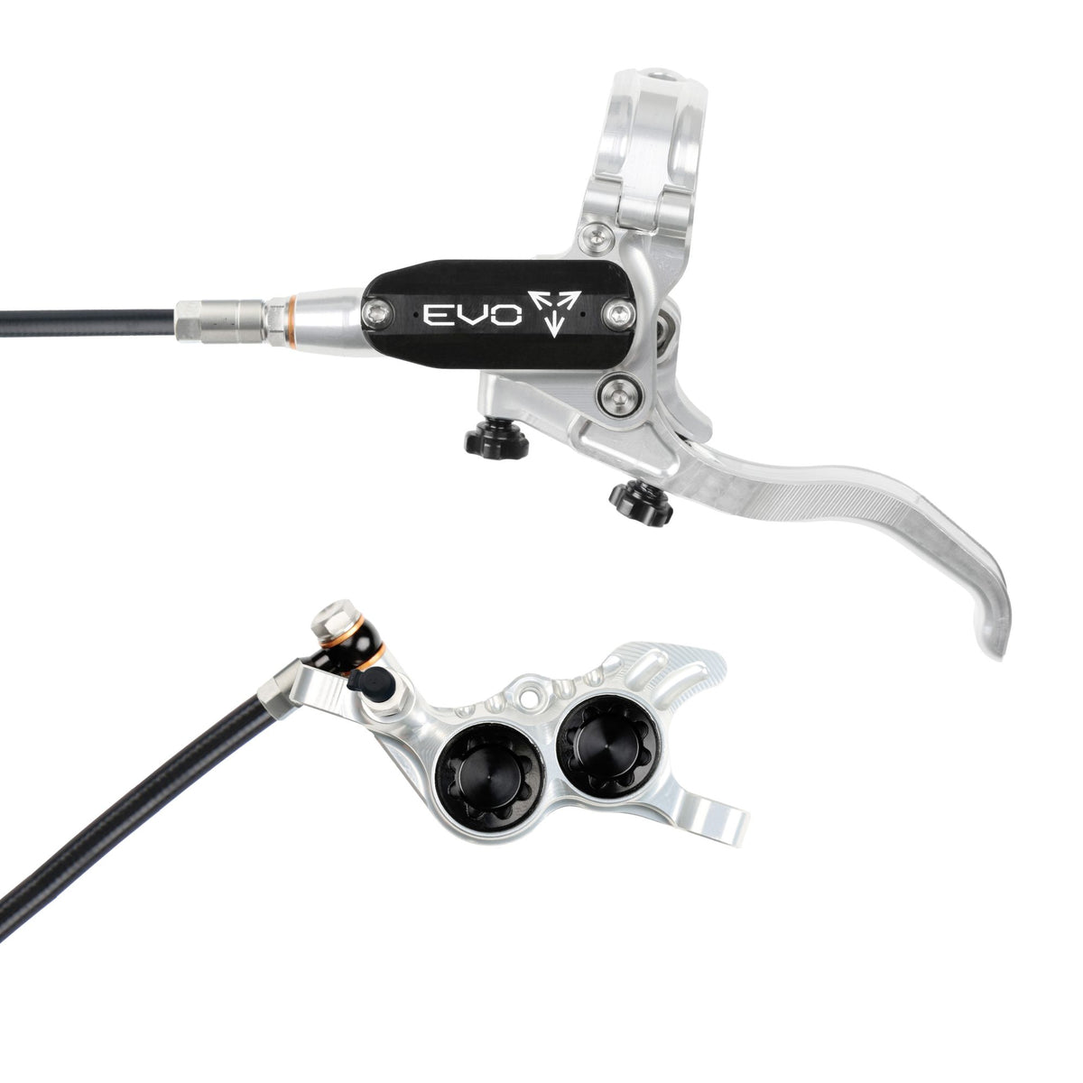 Hope Brake EVO GR4 No Rotor LH- Silver/Black