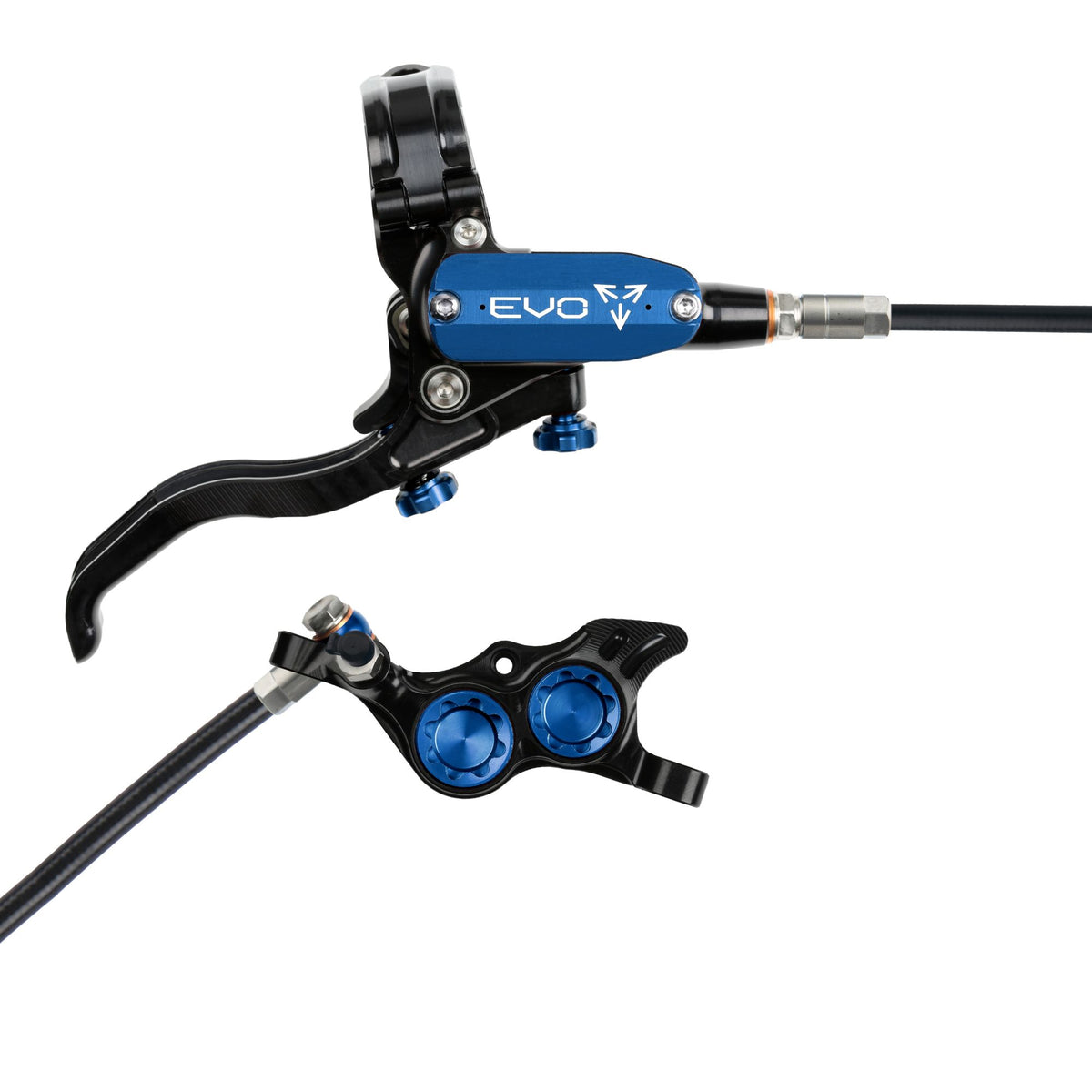 Hope Brake EVO TR4 No Rotor RH- Black/Blue