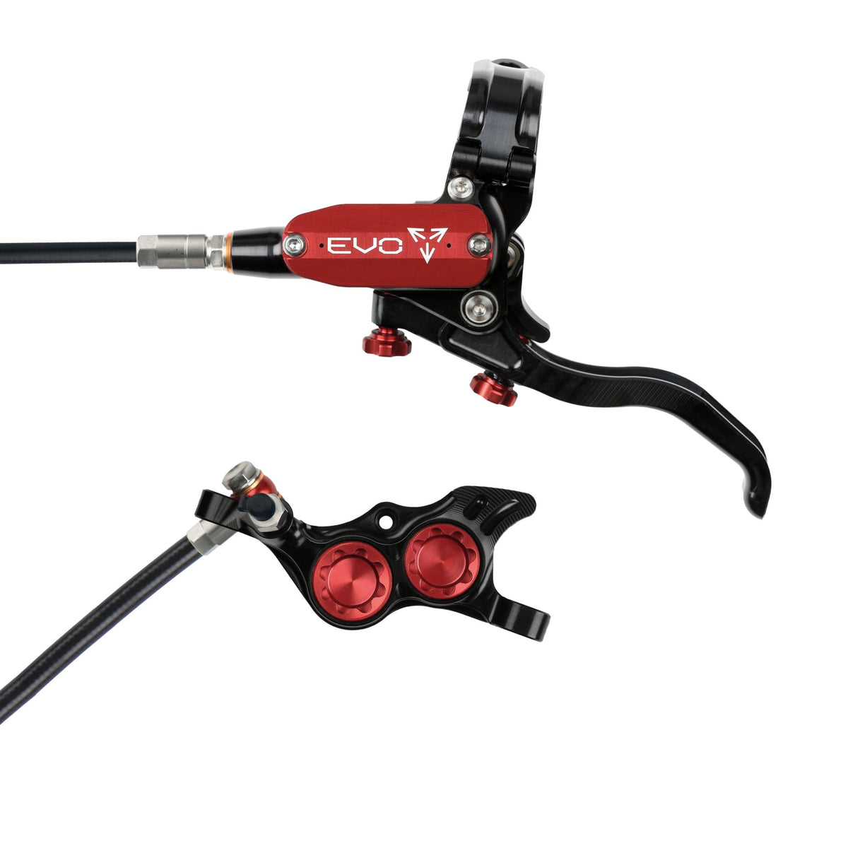 Hope Brake EVO TR4 No Rotor LH- Black/Red