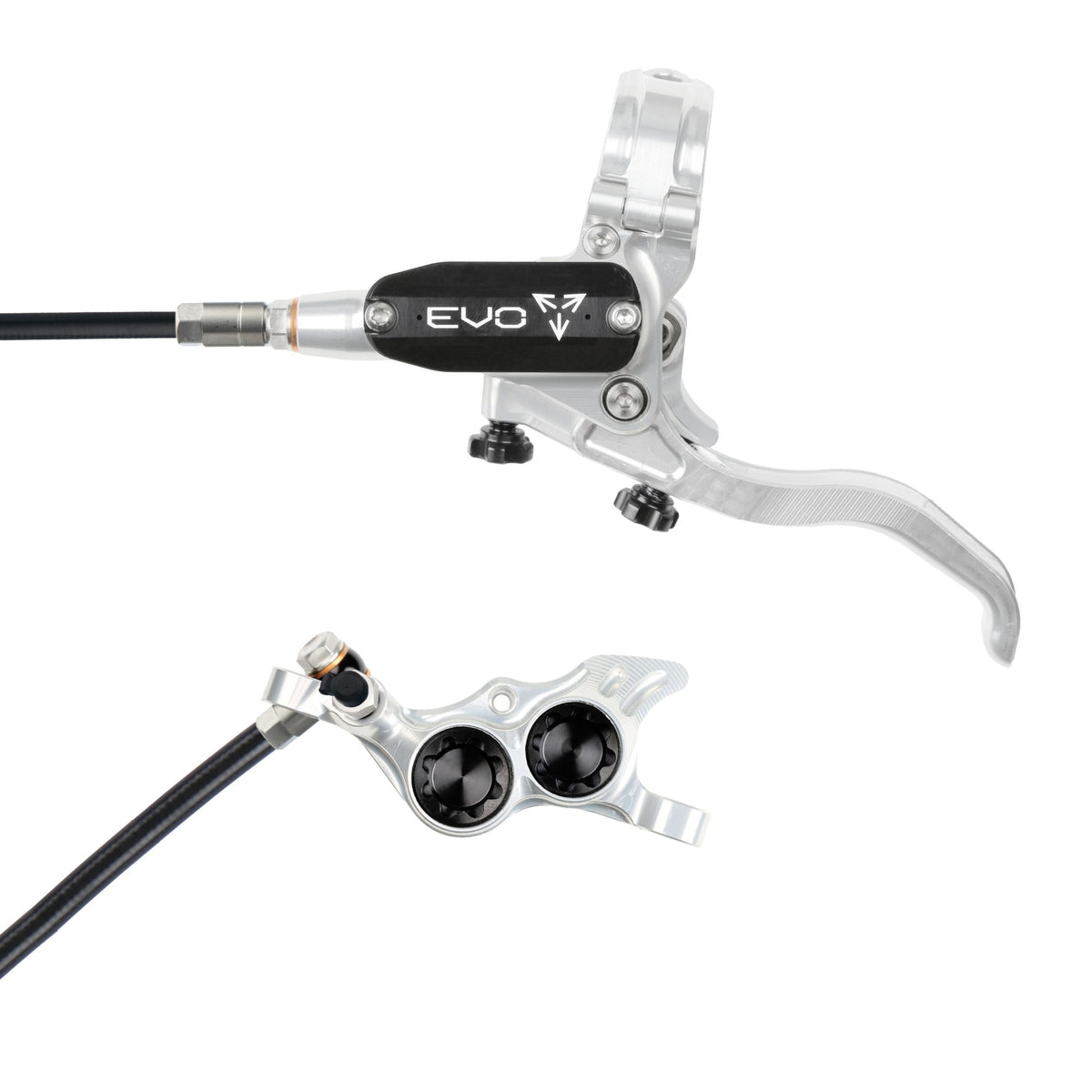 Hope Brake EVO TR4 No Rotor LH- Silver/Black