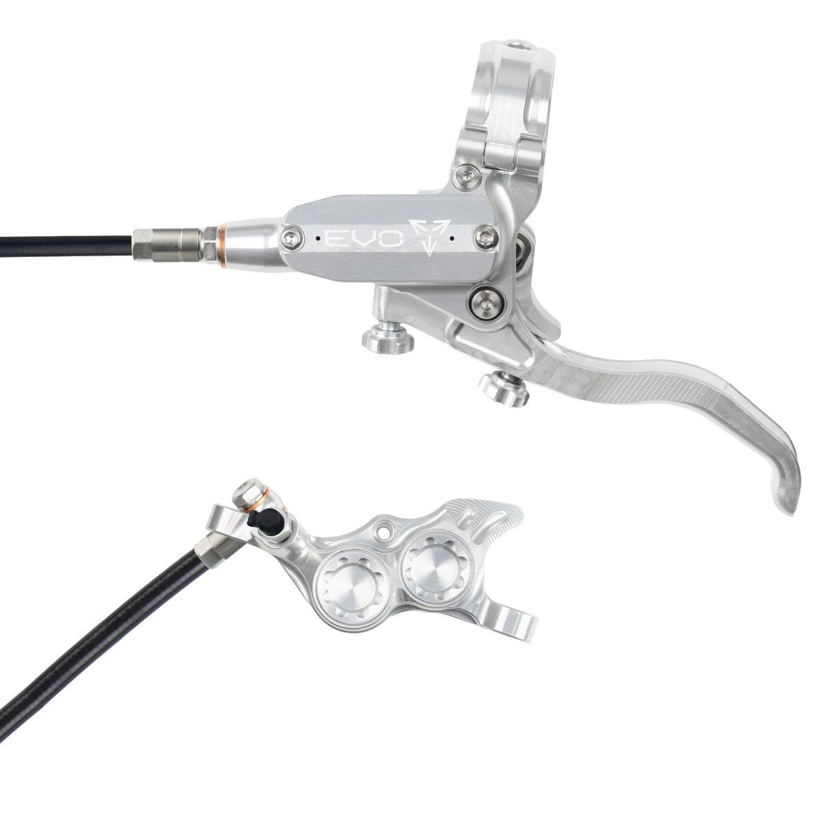 Hope Brake EVO TR4 No Rotor LH- Silver/Silver