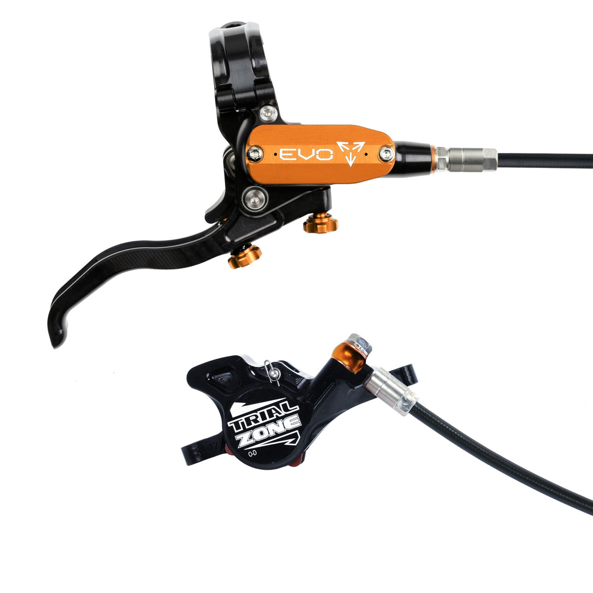 Hope Brake EVO Trial Zone No.9 No Rotor RH- Orange