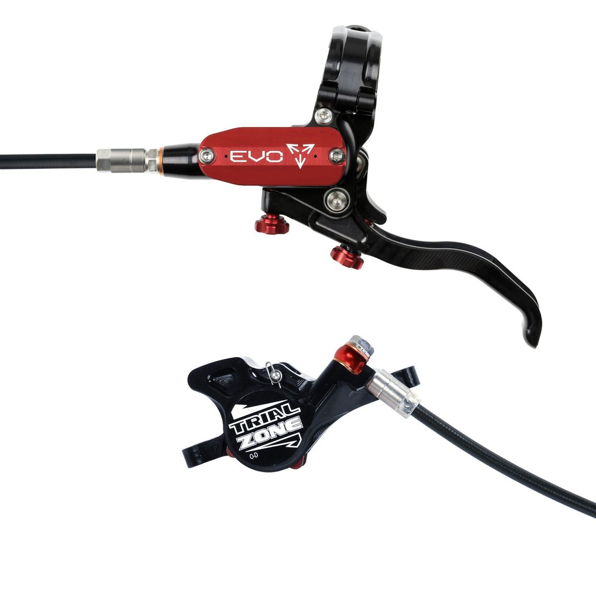 Hope Brake EVO Trial Zone No.9 No Rotor LH- Red