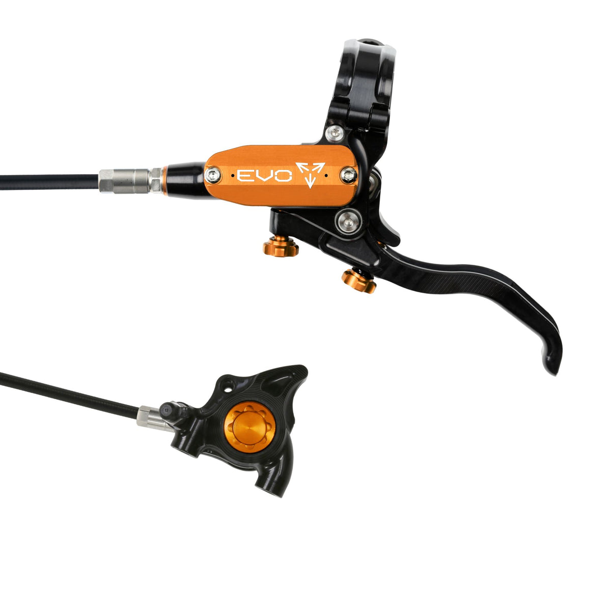 Hope Brake Evo X2 FM No Rotor RH- Black/Orange