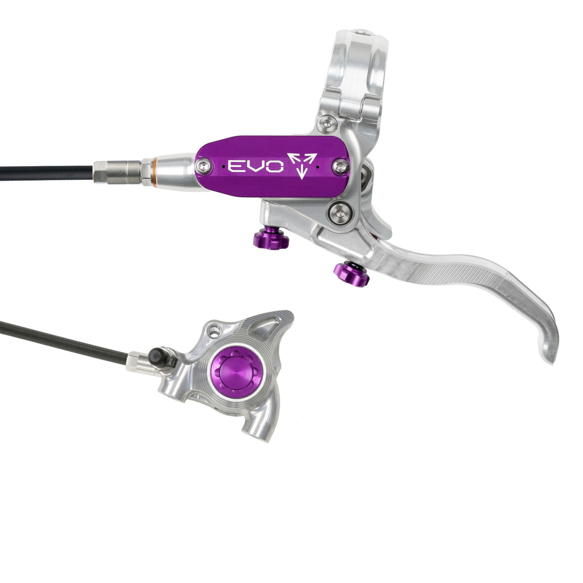 Hope Brake Evo X2 FM No Rotor LH- Silver/Purple
