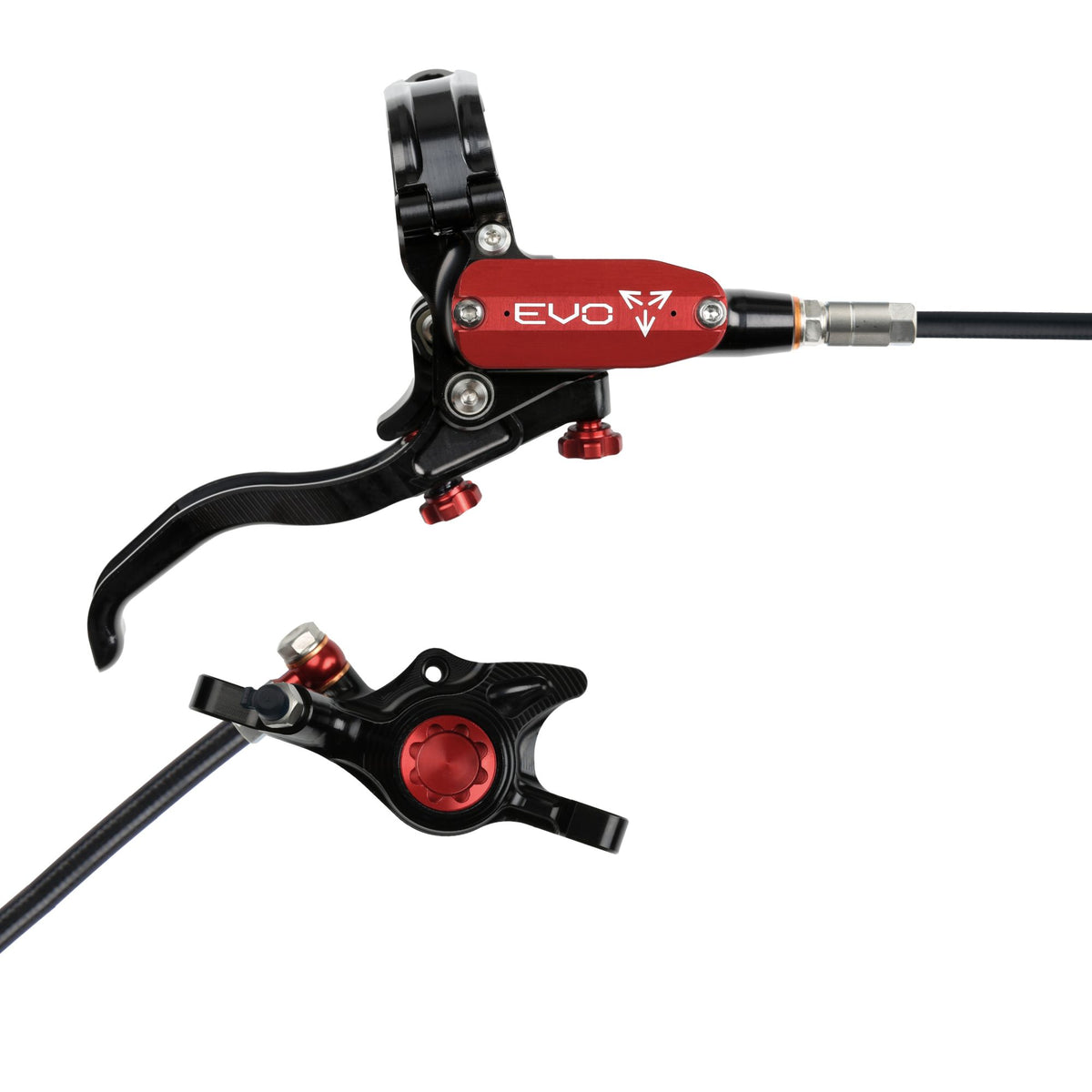 Hope Brake EVO X2 No Rotor RH- Black/Red