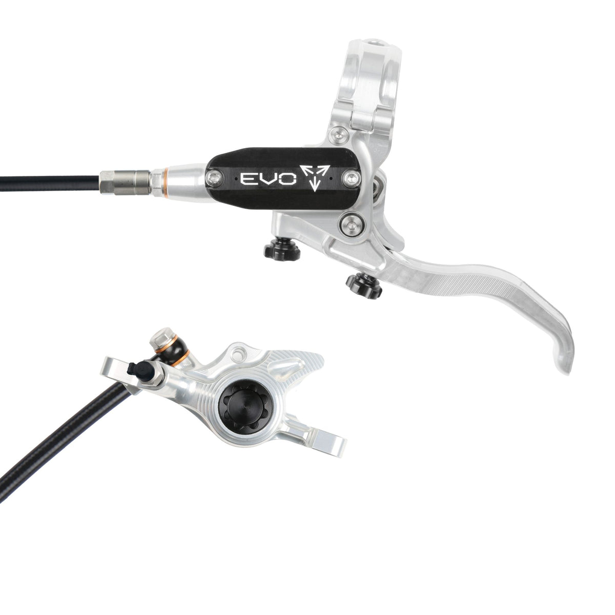 Hope Brake EVO X2 No Rotor LH- Silver/Black