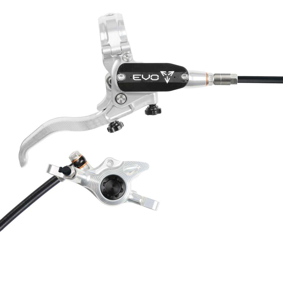 Hope Brake EVO X2 No Rotor RH- Silver/Black