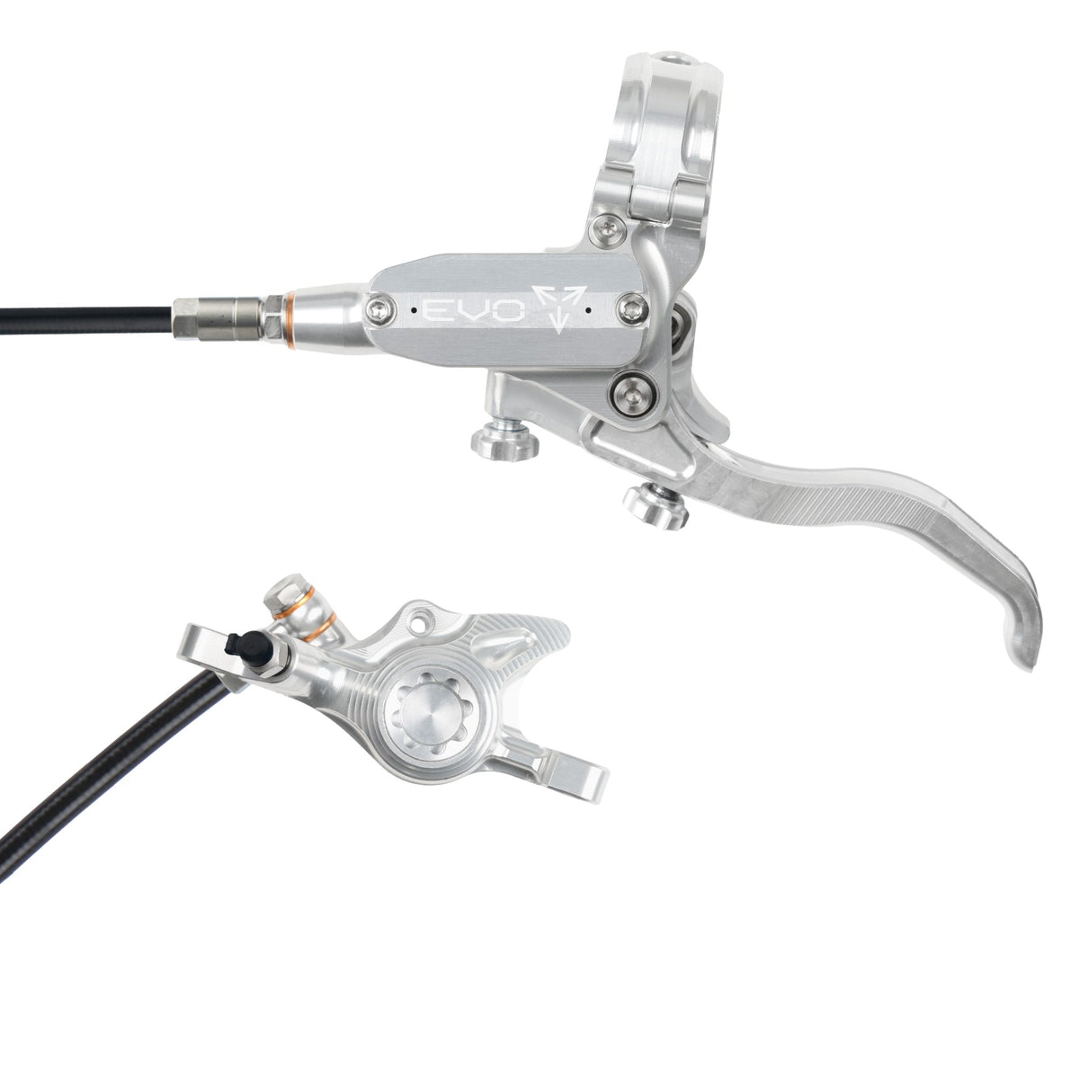 Hope Brake EVO X2 No Rotor LH- Silver/Silver