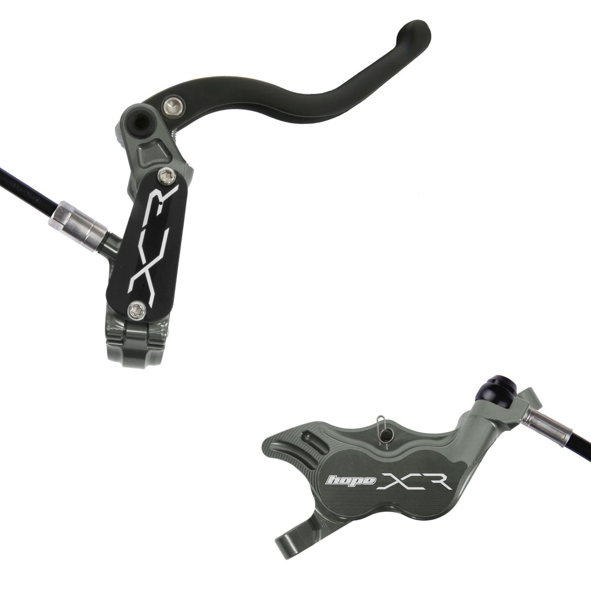 Hope Brake XCR Pro E4 No Rotor Rear RH Smoke