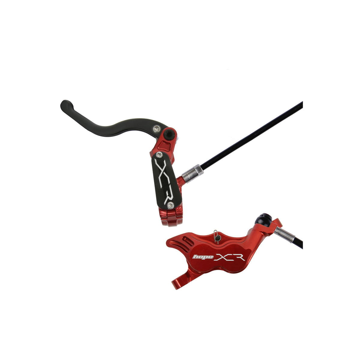 Hope Brake XCR Pro E4 No Rotor Front LH Red