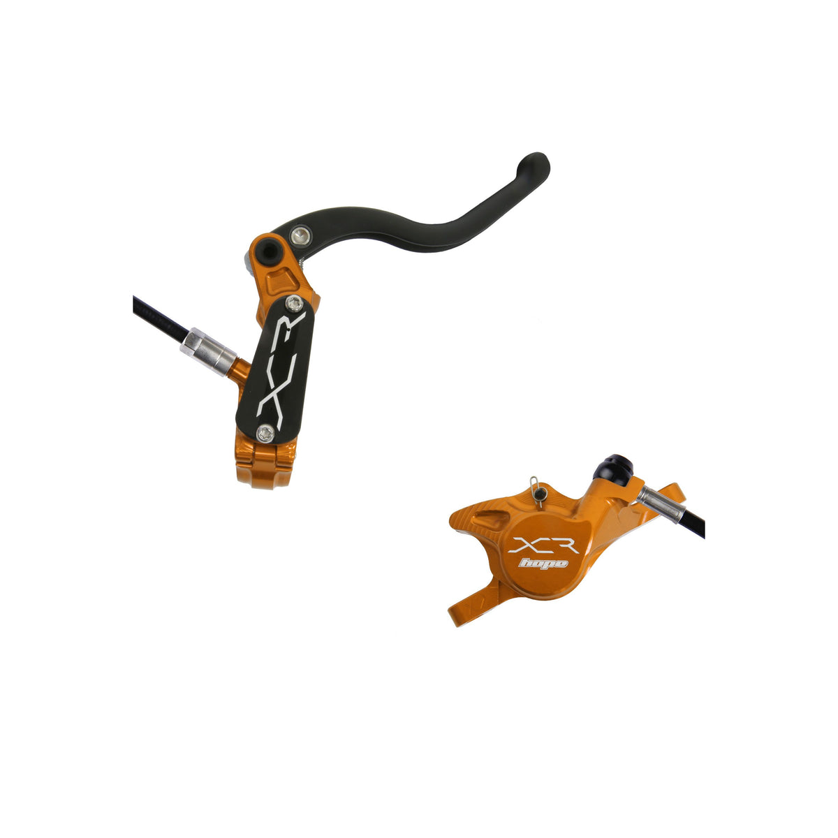 Hope Brake XCR Pro X2 No Rotor Rear RH Orange