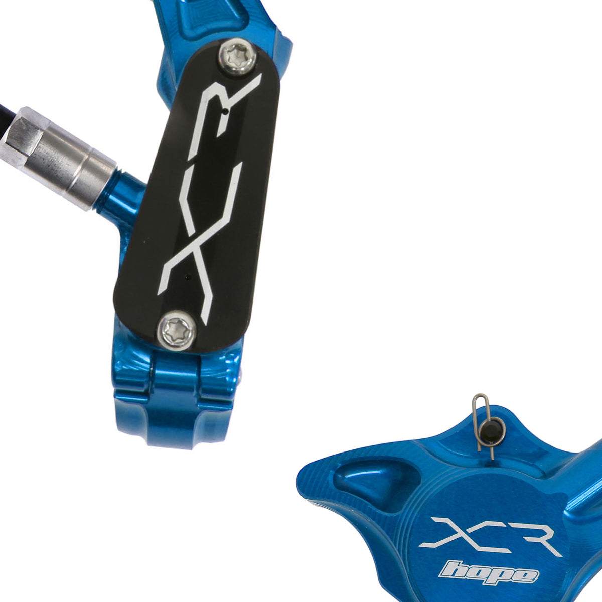 Hope Brake XCR Pro X2 FM No Rotor Rear RH Blue