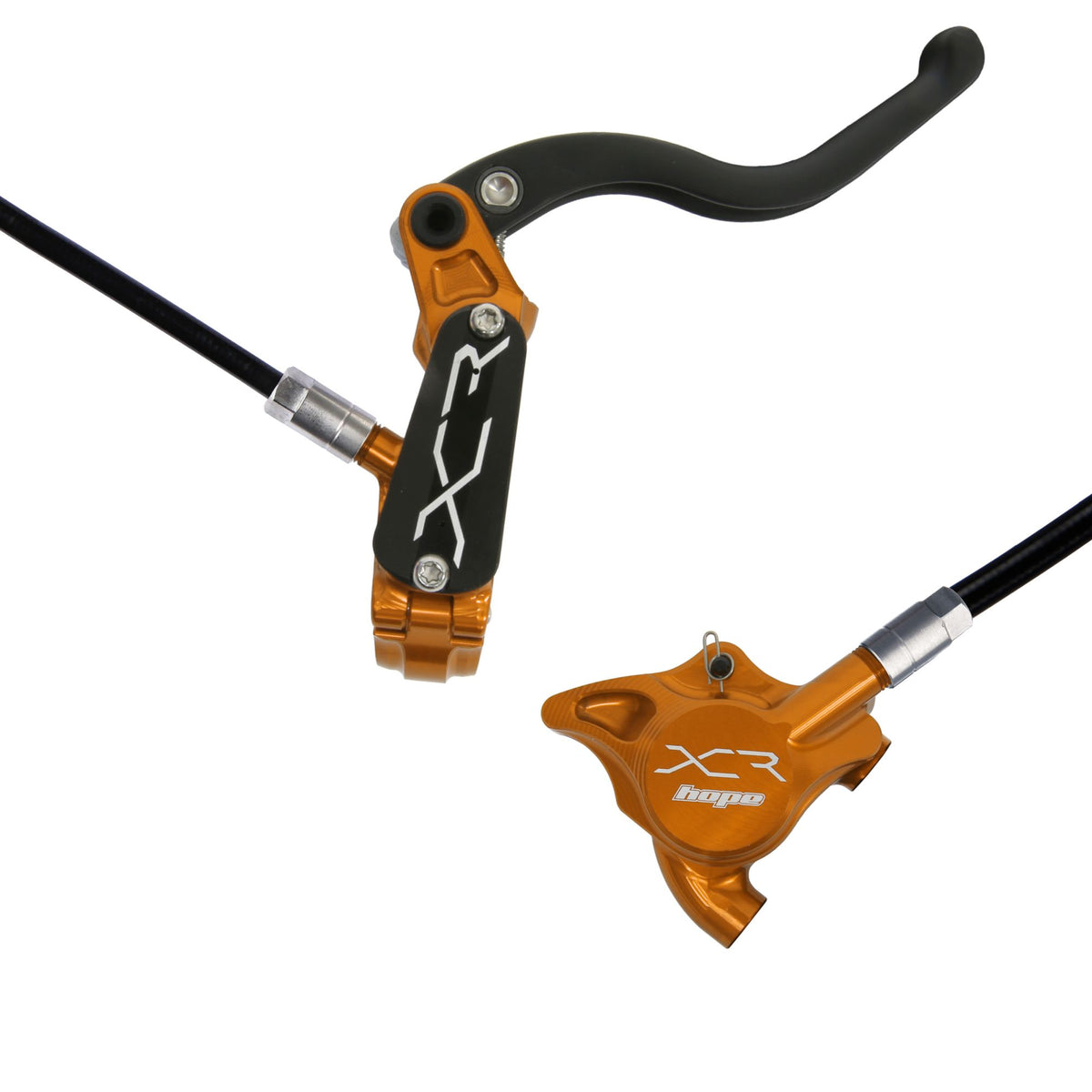 Hope Brake XCR Pro X2 FM No Rotor Rear RH Orange