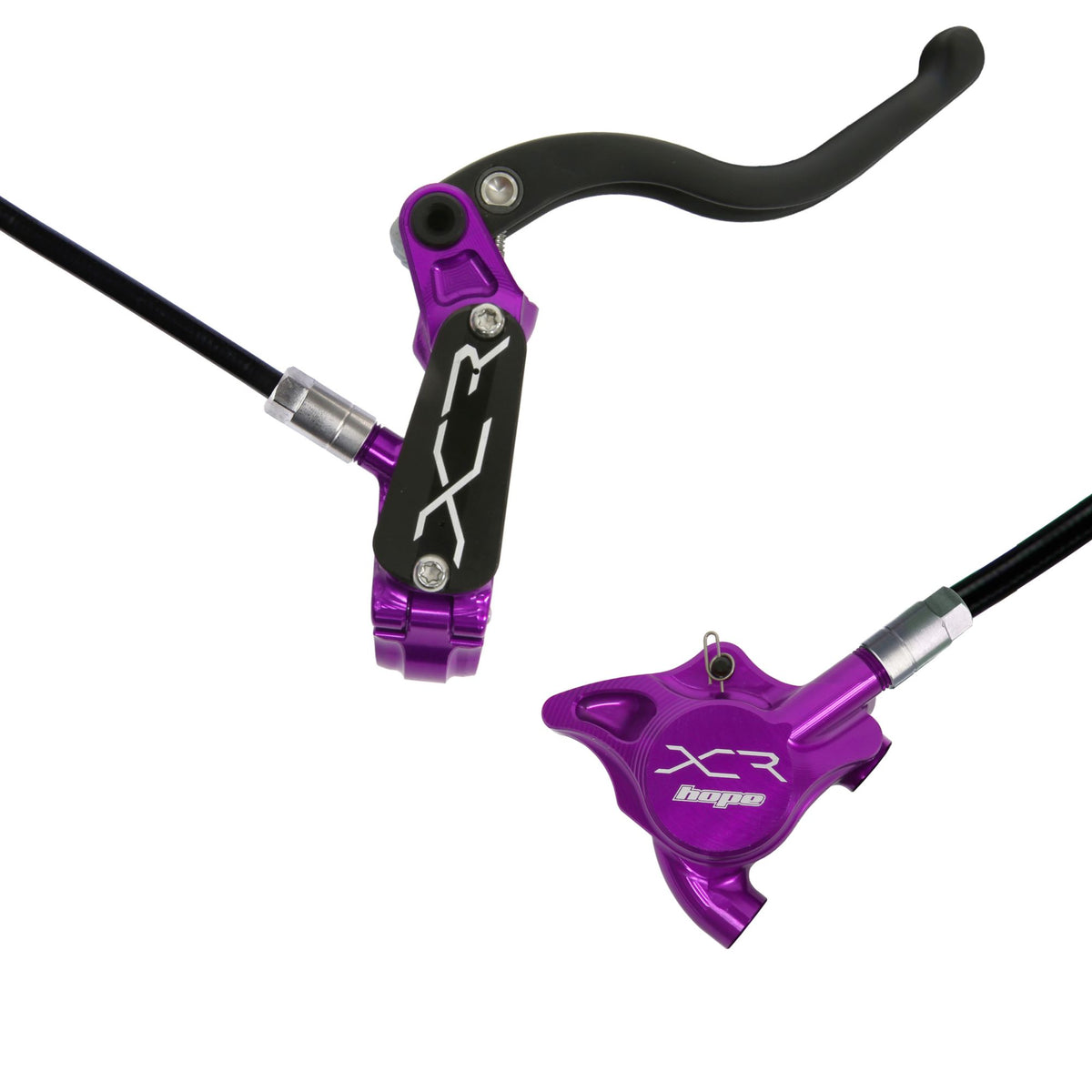 Hope Brake XCR Pro X2 FM No Rotor Rear RH Purple