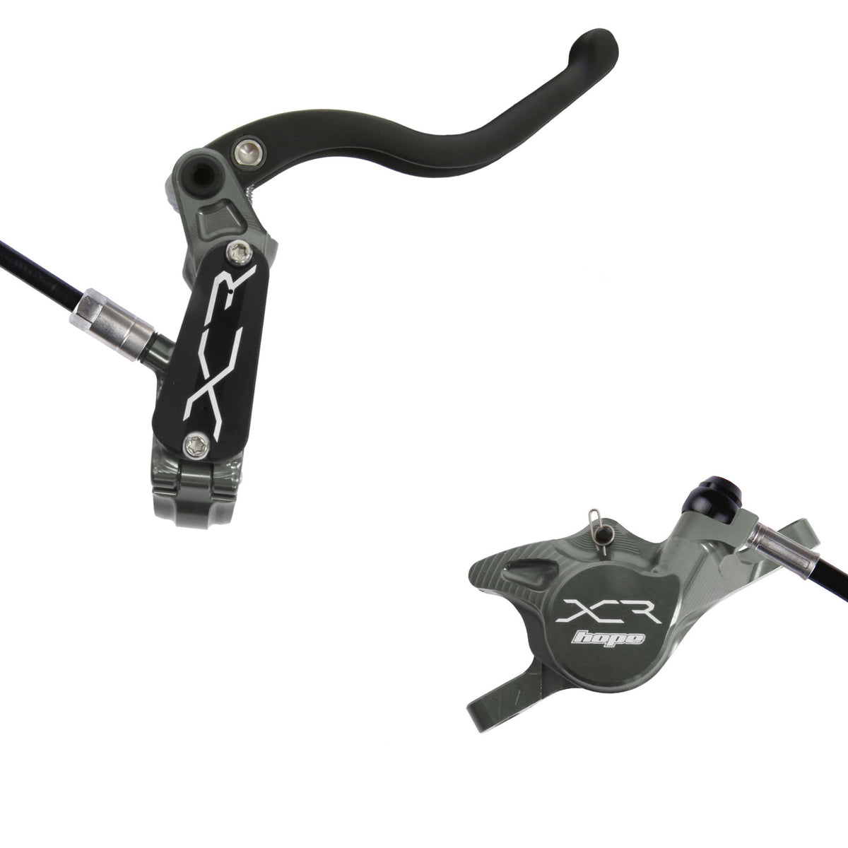 Hope Brake XCR Pro X2 No Rotor Rear RH Smoke