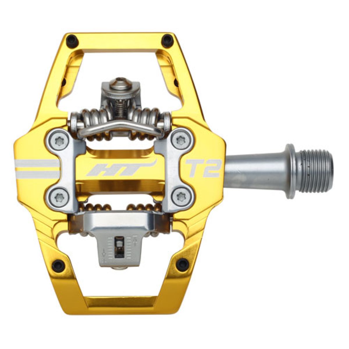HT Pedal Mountain T2 Clipless Gold