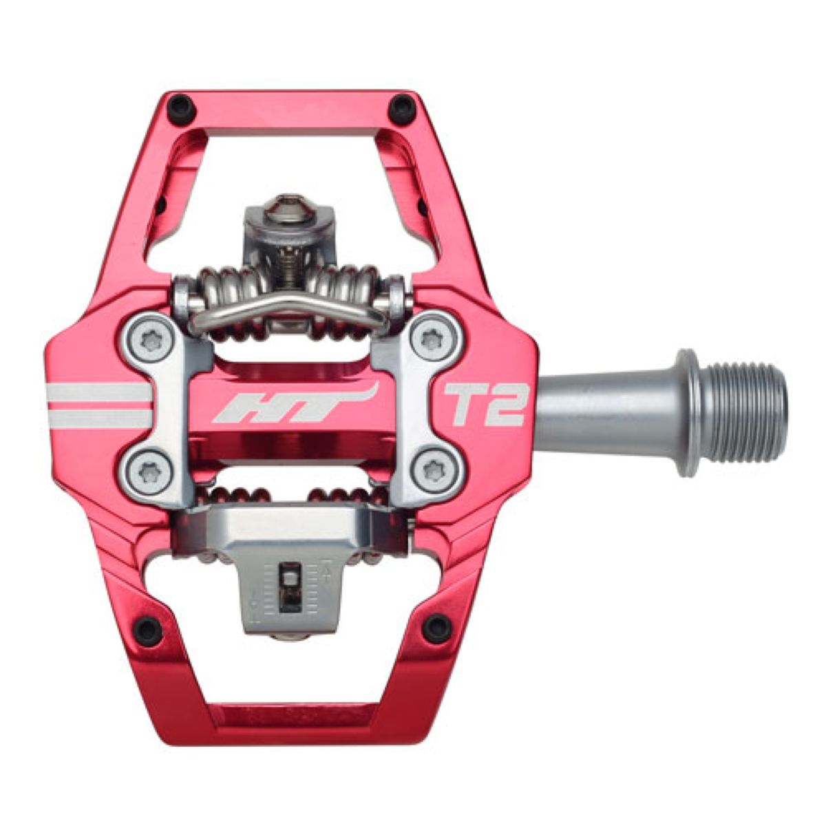 HT Pedal Mountain T2 Clipless Red
