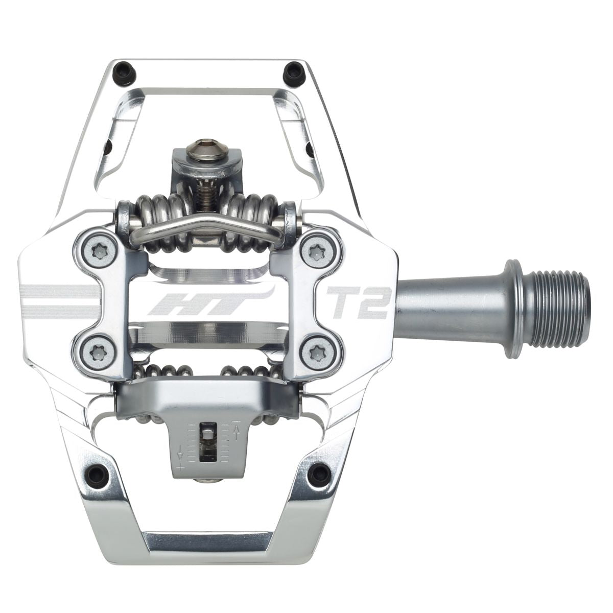 HT Pedal Mountain T2 Clipless Silver