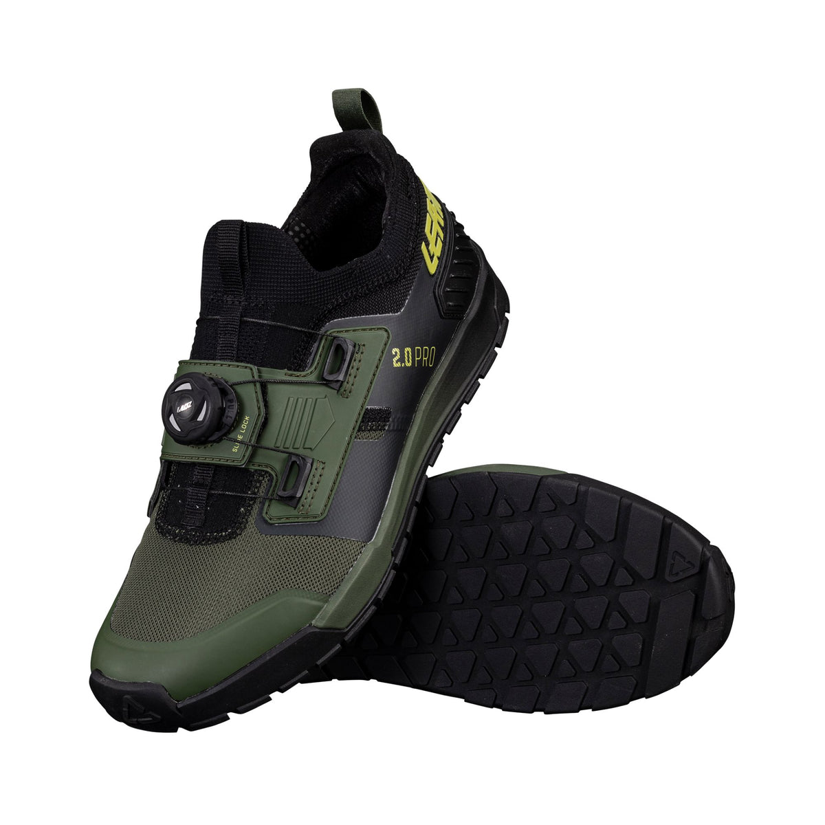 LEATT SHOE PROFLAT 2.0 SPINACH 6