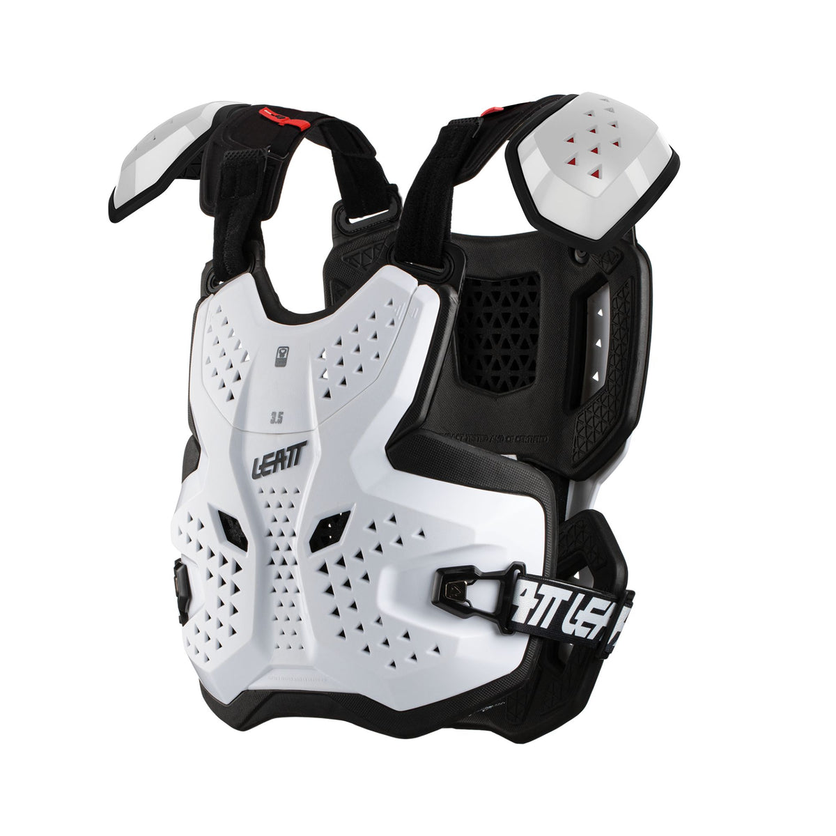LEATT PROTECTION ARMOUR CHEST PROTECTOR 3.5 PRO WHITE O/S