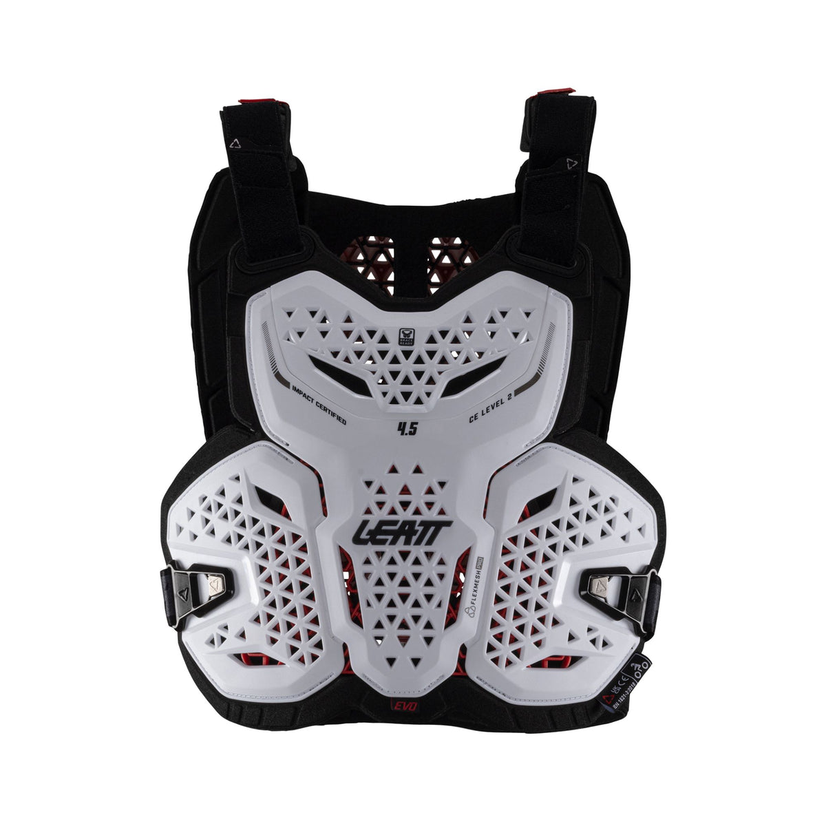LEATT CHEST PROTECTOR 4.5 EVO WHITE L/XL