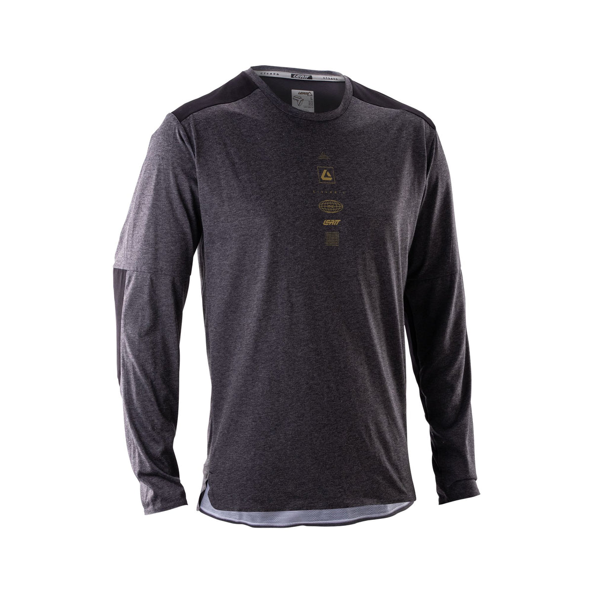LEATT APPAREL JERSEY MTB TRAIL 4.0 LONG SLEEVE  GHOST BLACK