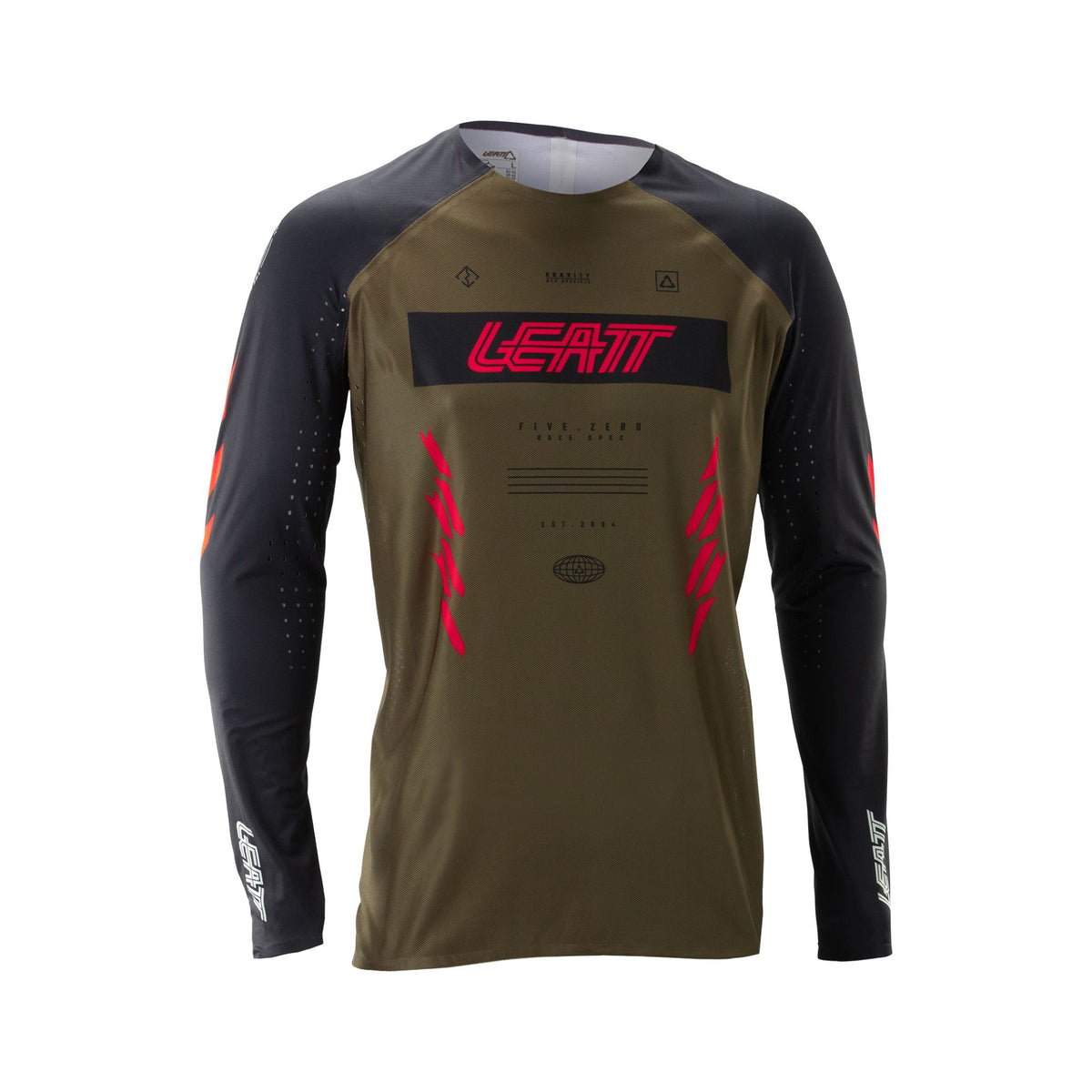 LEATT APPAREL JERSEY MTB GRAVITY 5.0  RACE BROWN