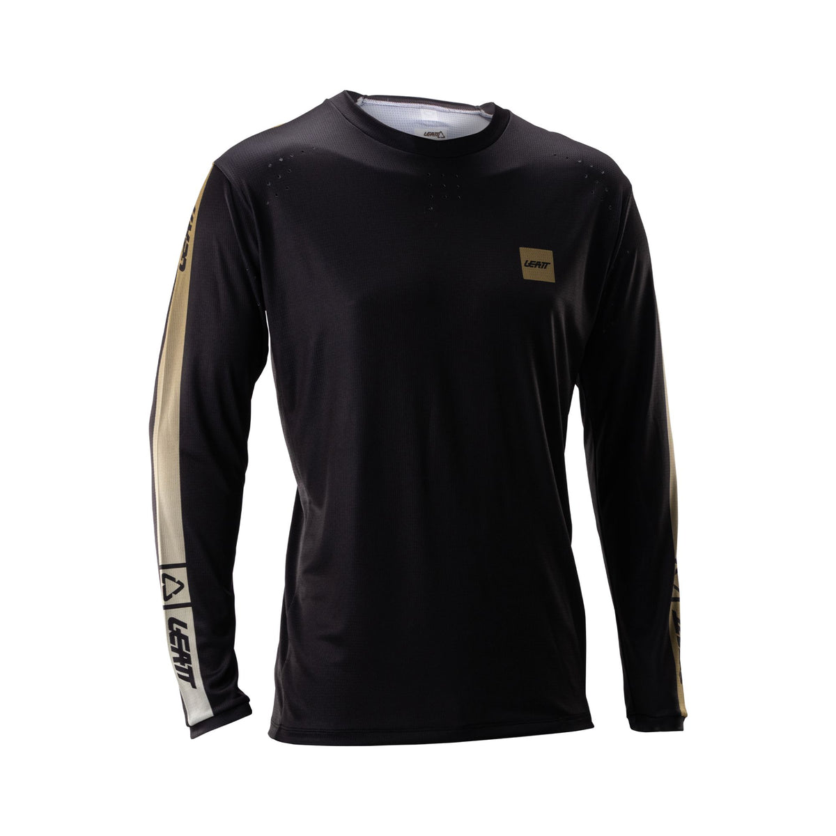 LEATT APPAREL JERSEY MTB GRAVITY 4.0 LONG SLEEVE  STRIPE BLACK