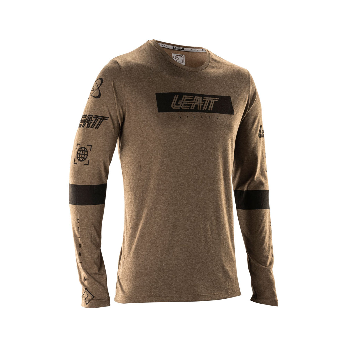LEATT APPAREL JERSEY MTB GRAVITY 3.0 LONG SLEEVE  LOAM BROWN