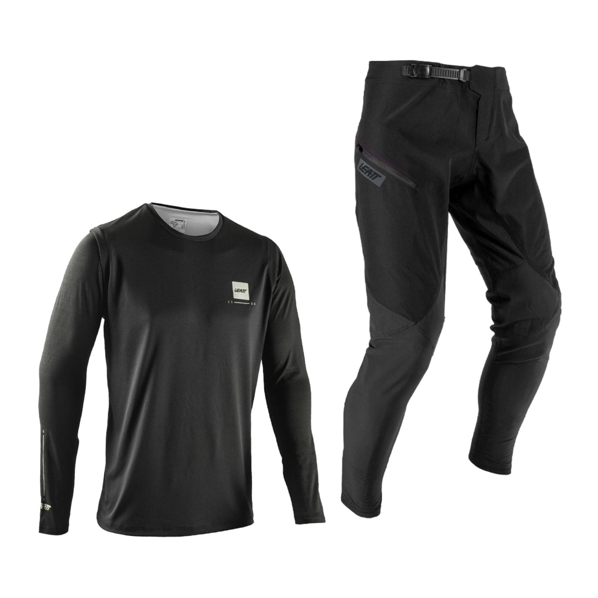 LEATT APPAREL RIDE KIT MTB GRAVITY 1.0  GHOST BLACK