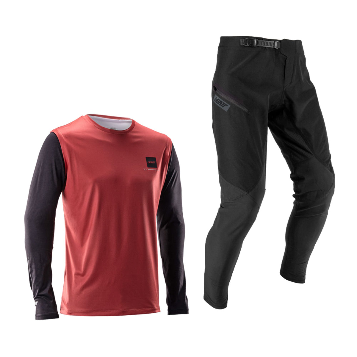 LEATT APPAREL RIDE KIT MTB GRAVITY 1.0  DUSTY RED