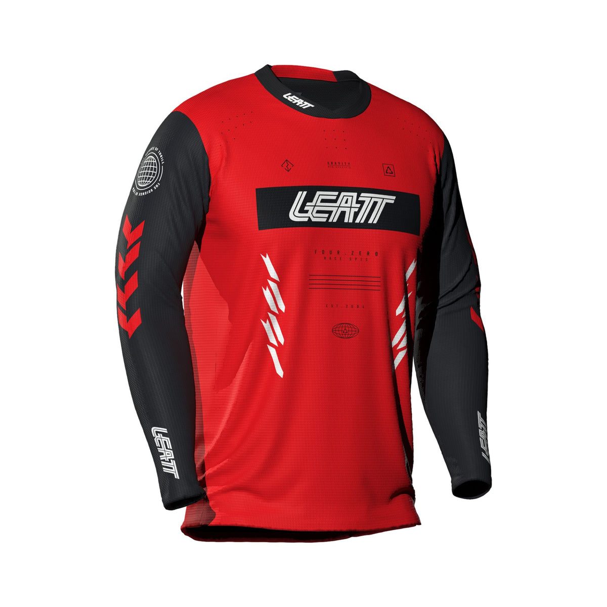 LEATT APPAREL JERSEY MTB GRAVITY 4.0 LONG SLEEVE JR  RACE RED