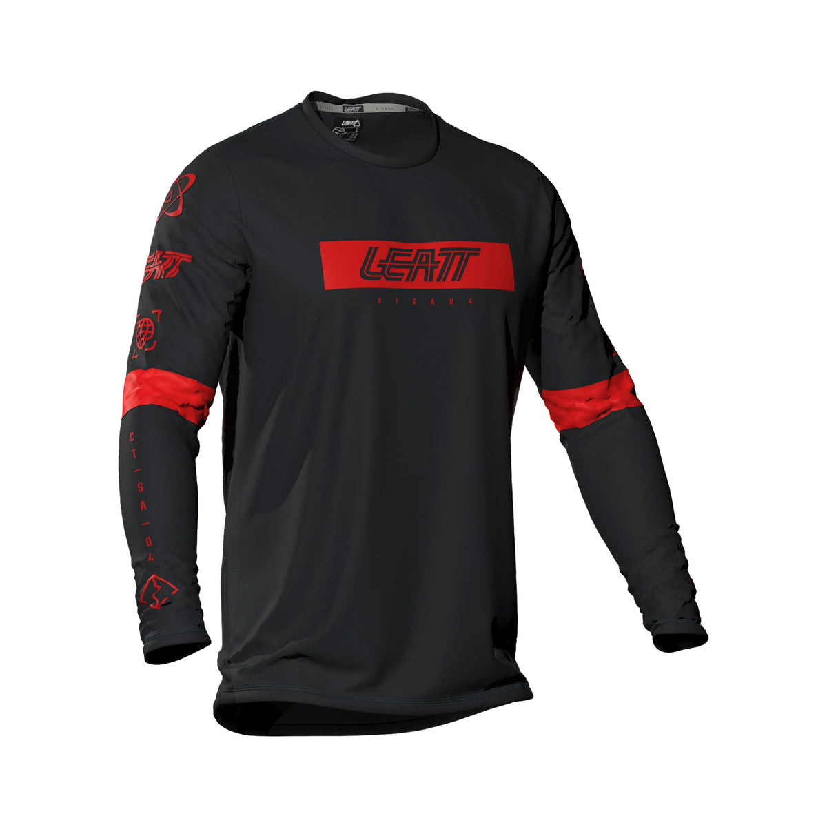 LEATT APPAREL JERSEY MTB GRAVITY 3.0 LONG SLEEVE JR  BLACK