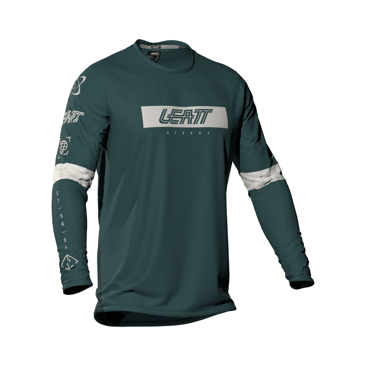 LEATT APPAREL JERSEY MTB GRAVITY 3.0 LONG SLEEVE JR  SPRUCE GREEN