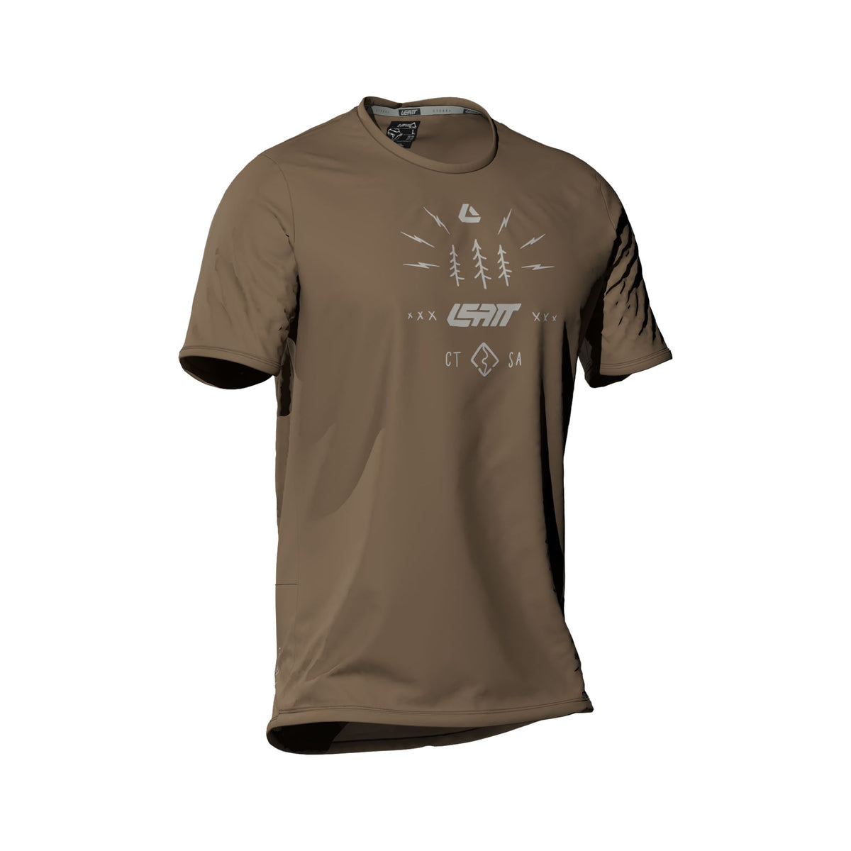 LEATT APPAREL JERSEY MTB GRAVITY 3.0 JR  LOAM BROWN