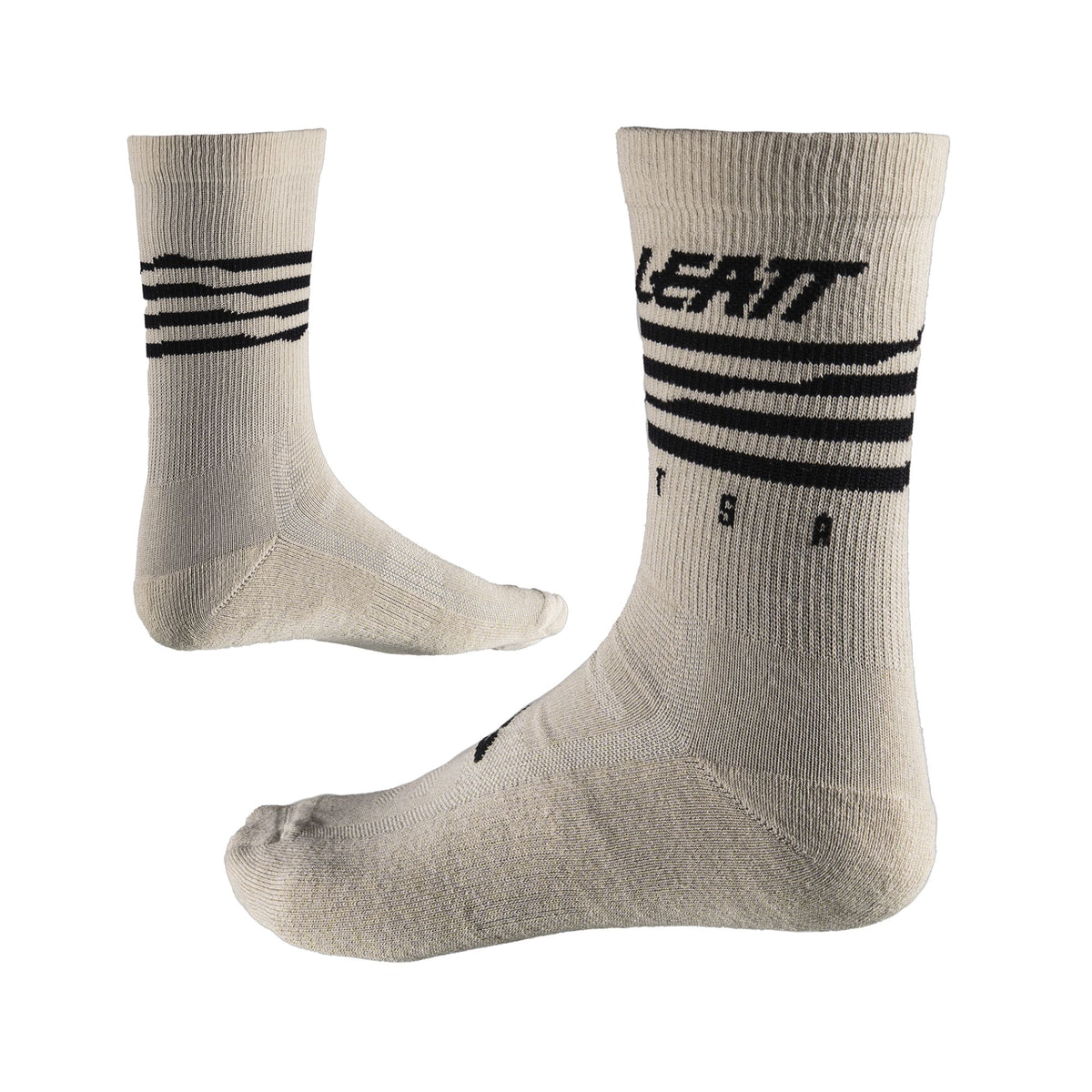 LEATT APPAREL SOCKS MTB  CREAM WHITE