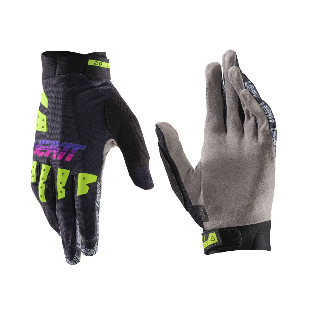 LEATT APPAREL GLOVE MTB 2.0 X-FLOW  NEON BLACK
