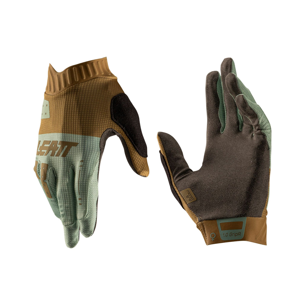 LEATT APPAREL GLOVE MTB 1.0 GRIPR WOMEN  BRASS BROWN