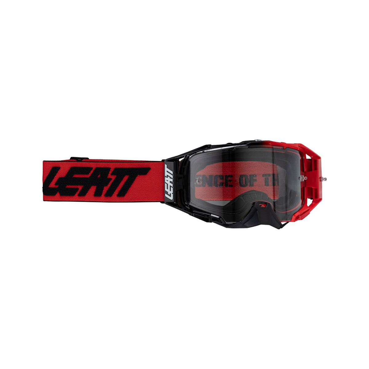 LEATT GOGGLE VELOCITY 6.5 RED LIGHT GREY