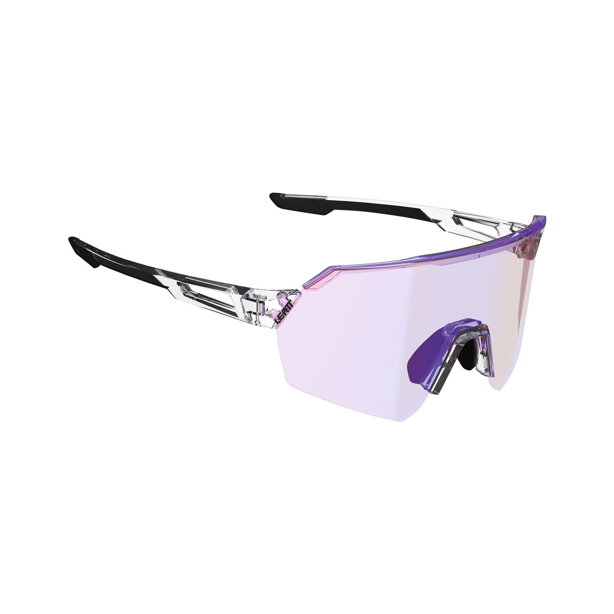 LEATT SUNGLASSES RIDEVIZ LITE CLEAR IRIZ CRYZTAL FUCHSIA 22 VLT