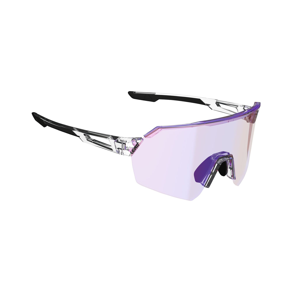 LEATT SUNGLASSES RIDEVIZ LITE #SMALL CLEAR IRIZ CRYZTAL FUCHSIA 22 VLT
