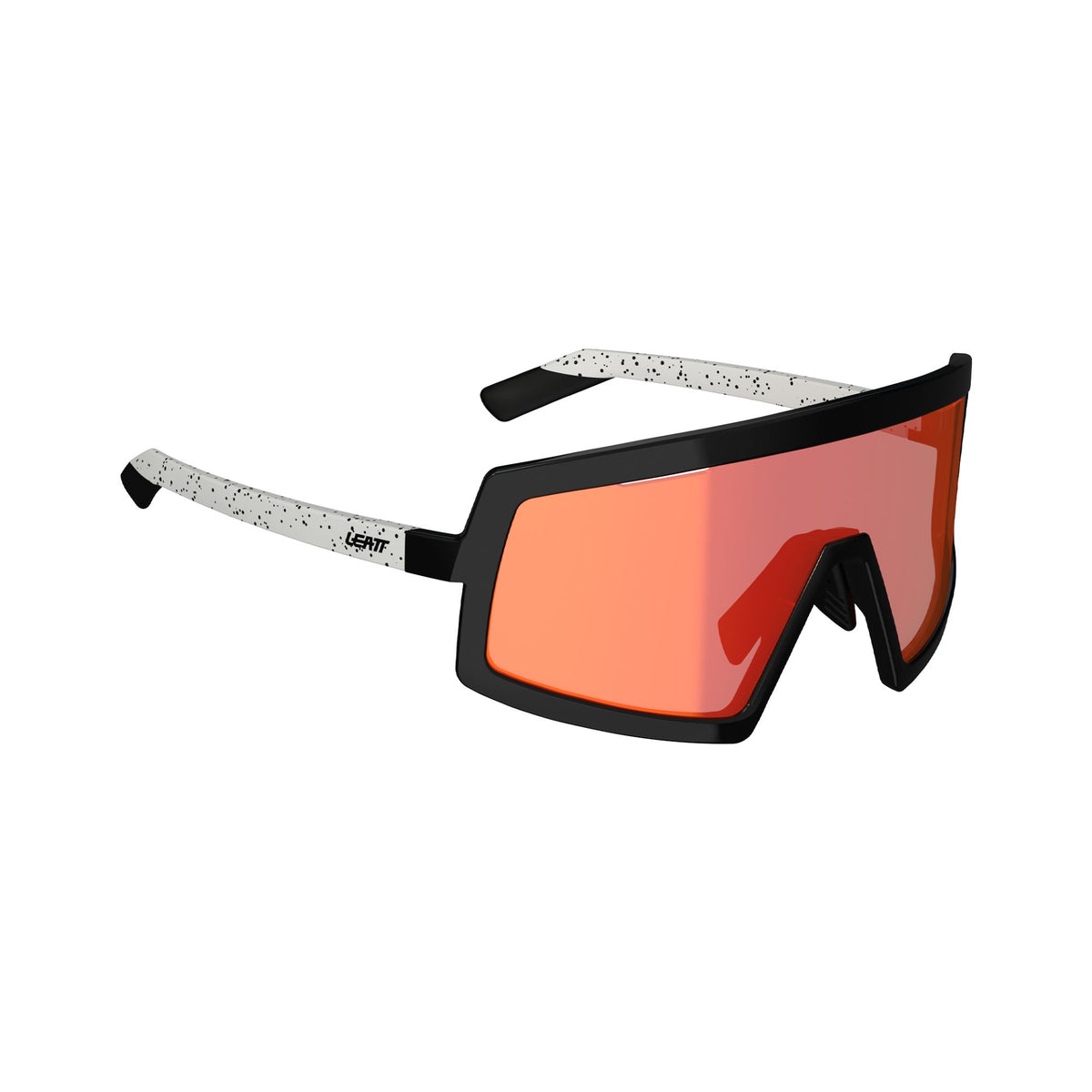 LEATT SUNGLASSES MADVIZ ONE BLACK/WHITE IRIZ RED 15 VLT