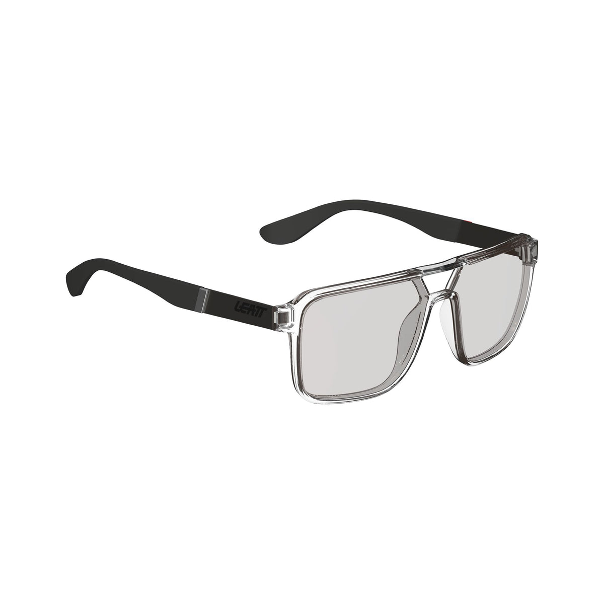 LEATT SUNGLASSES THEVIZ PYRENEES CLEAR/SILVER POLARIZED BROWN/SILVER 20 VLT