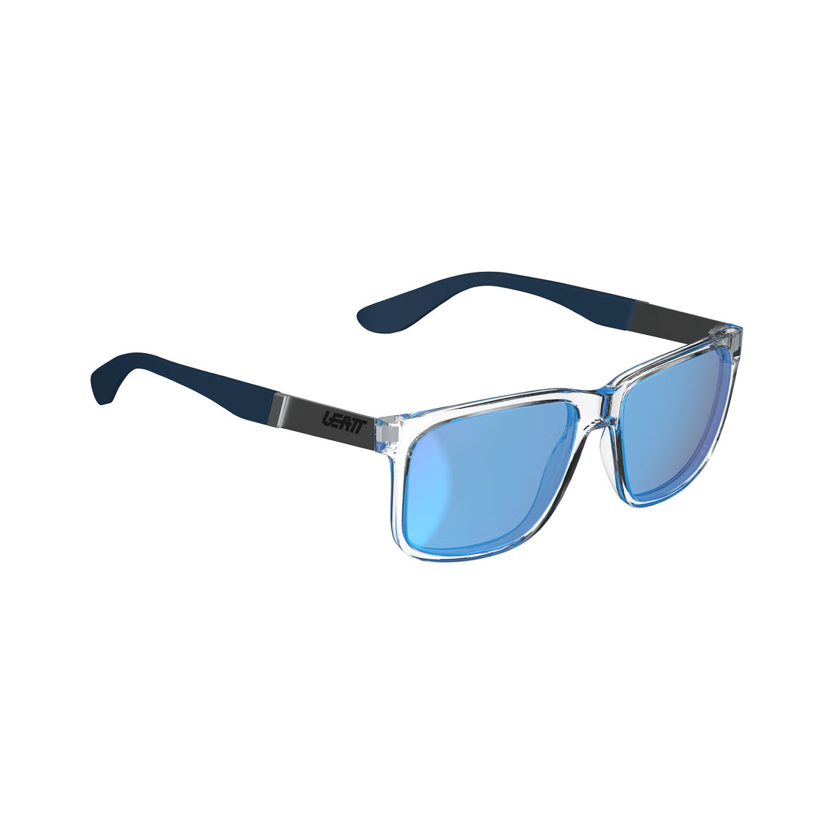 LEATT SUNGLASSES THEVIZ SIERRA SILVER/BLUE POLARIZED BLUE 14 VLT