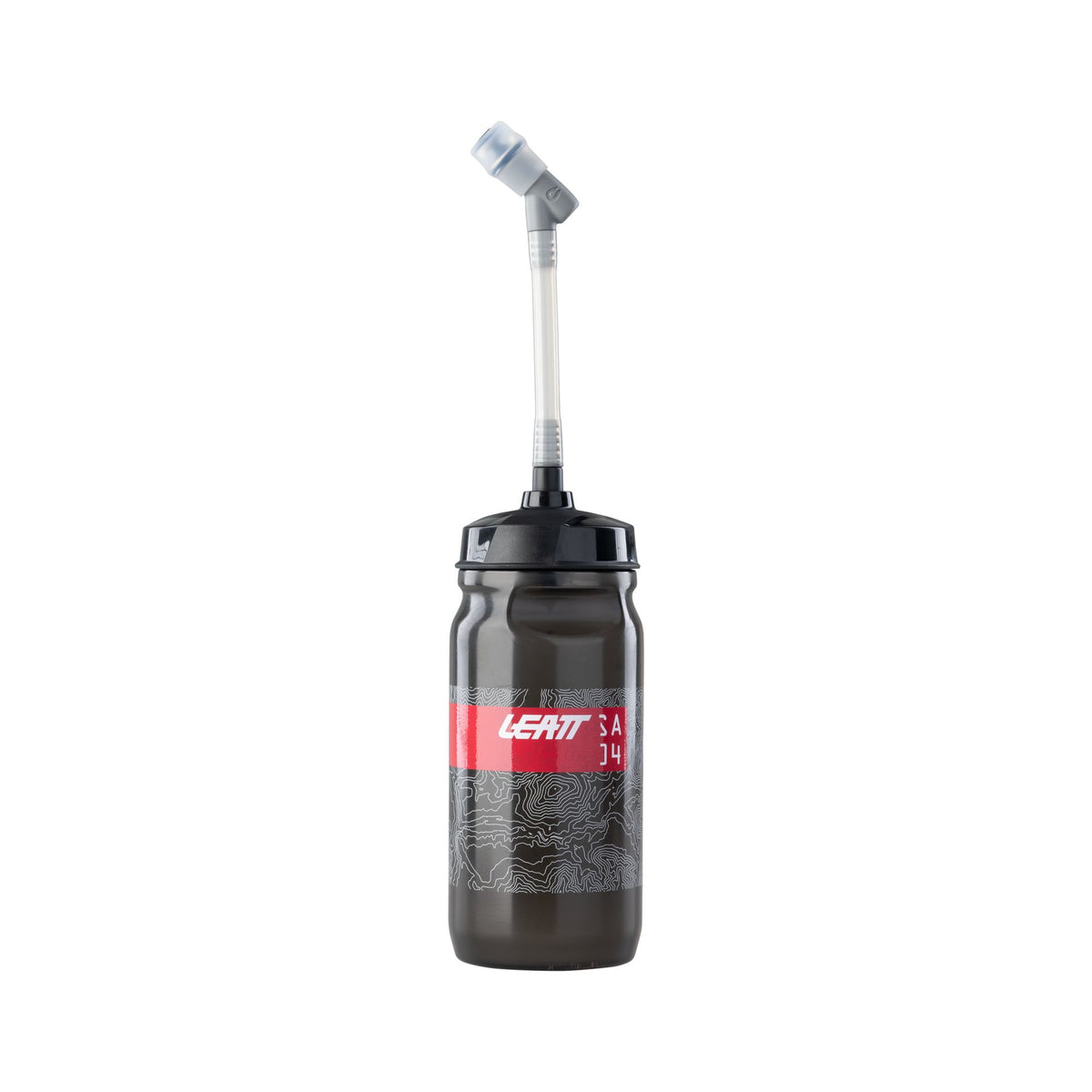 LEATT WATER BOTTLE STEADYSIP 600ML SMOKE
