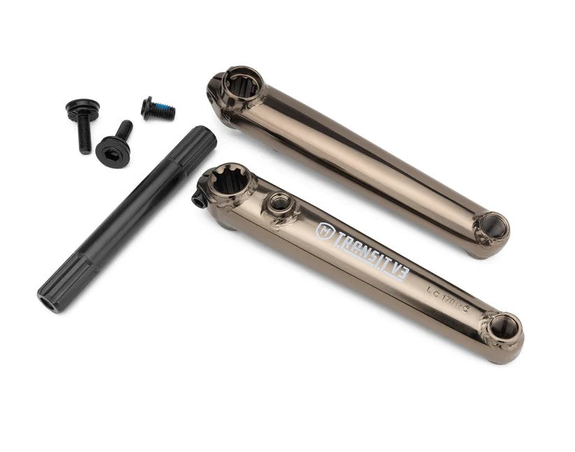 TRANSIT V3 CRANKS 170MM BLACK METAL