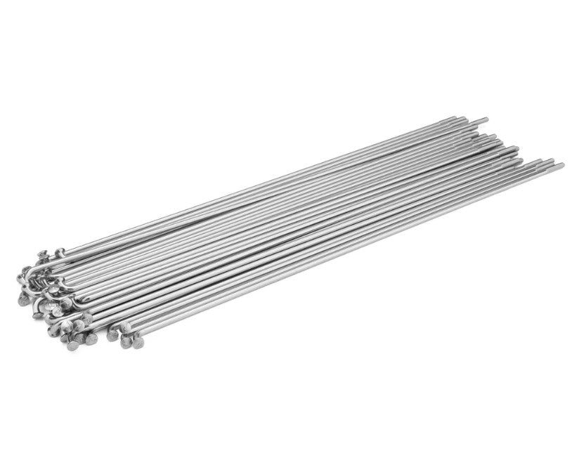 STAINLESS STEEL SPOKES 194MM SILVER 40PC