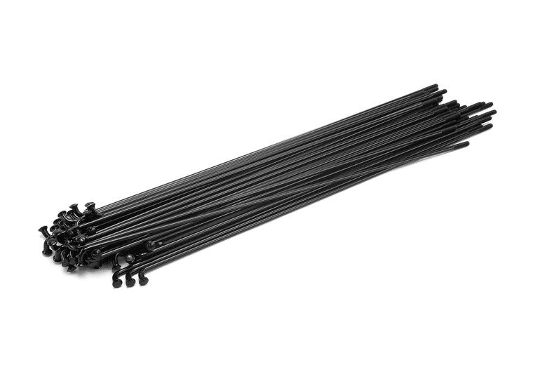 STAINLESS STEEL SPOKES 182MM BLACK 40PC